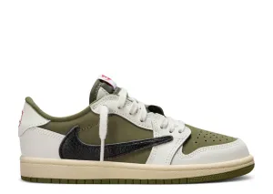 Air Jordan 1 Low OG SP x Travis Scott 'Medium Olive/ Reverse Olive' (PS)