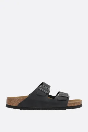 Arizona BS oiled leather flat sandals (Narrow Fit)