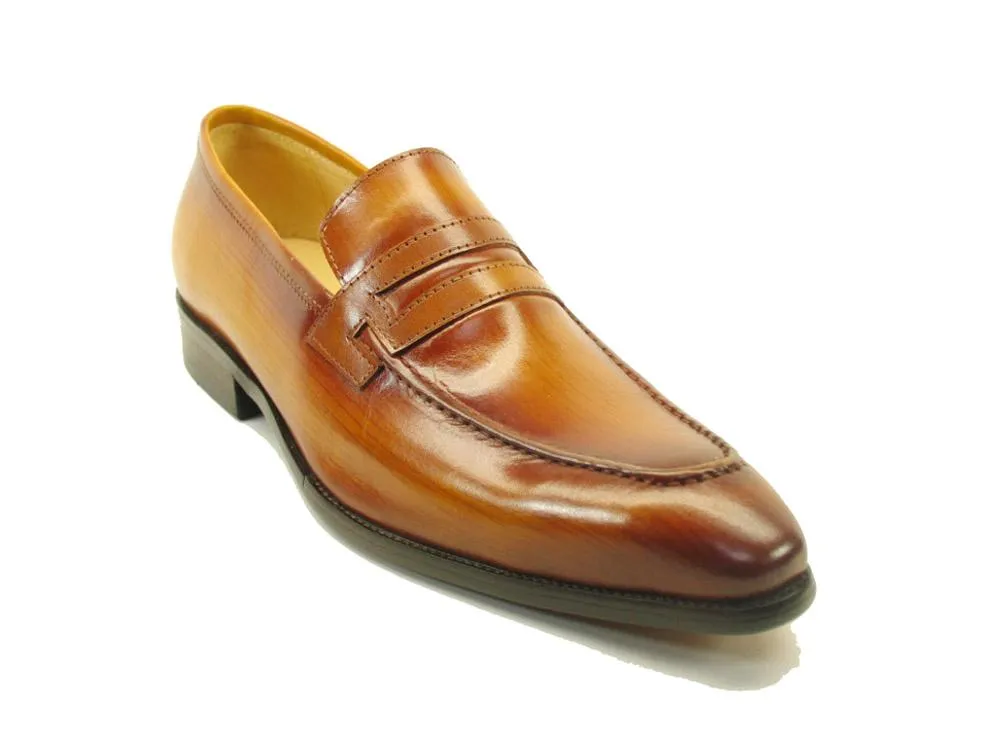 Calfskin Slip-On Penny Loafer Cognac