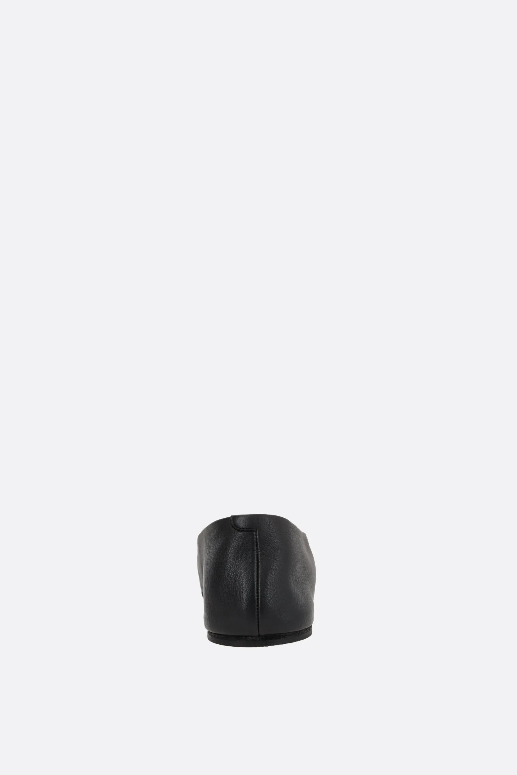 Coltellaccio slippers in grainy leather