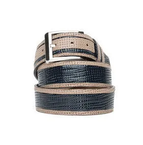Corrente Perforated Calfskin Sandal Navy