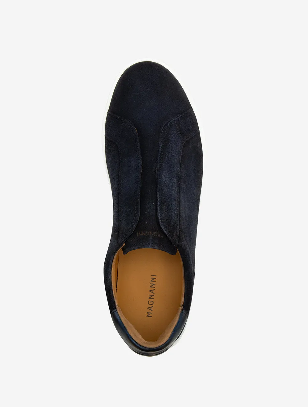 Cowes Suede Slip-On Sneaker Navy