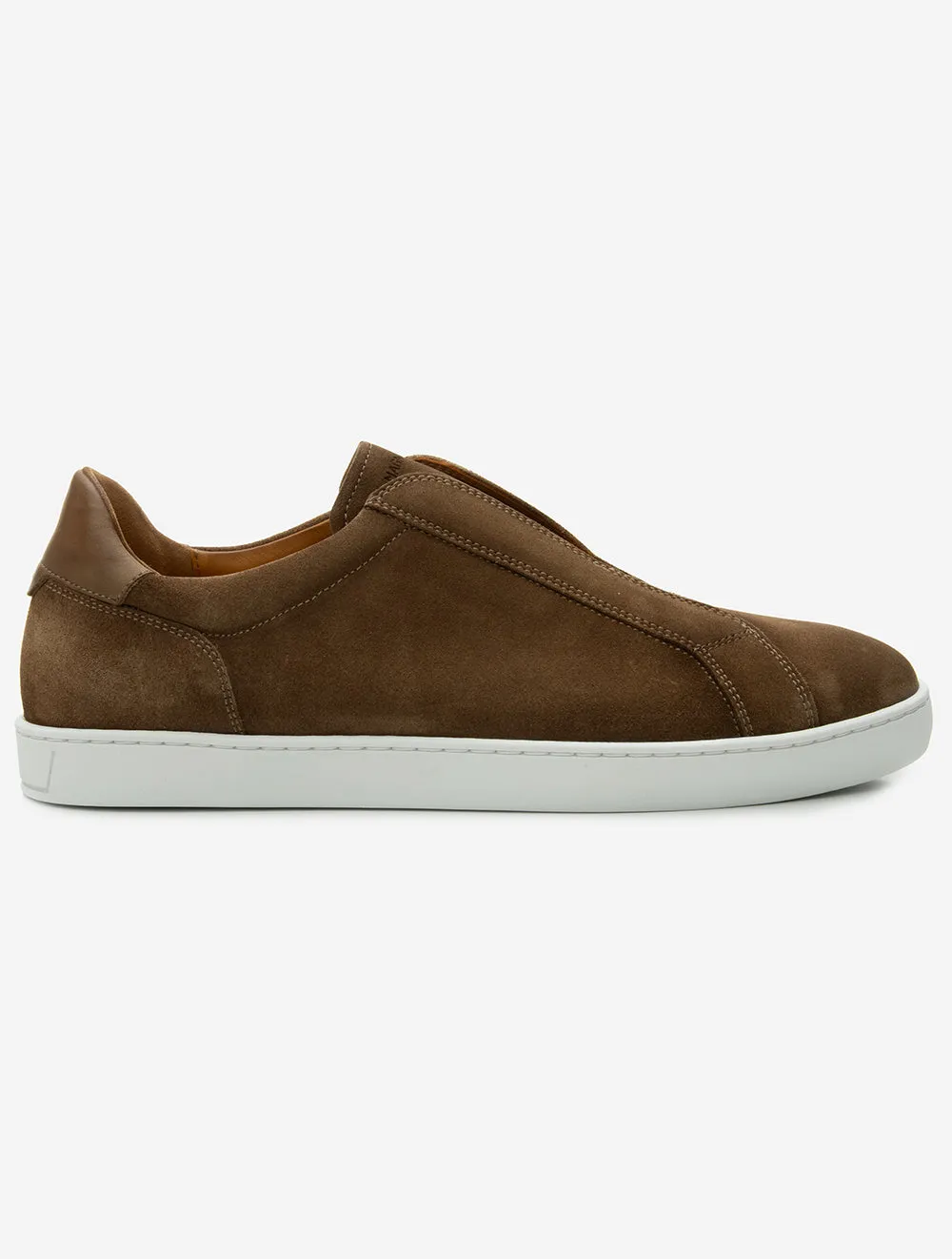 Cowes Suede Slip-On Sneaker Tan
