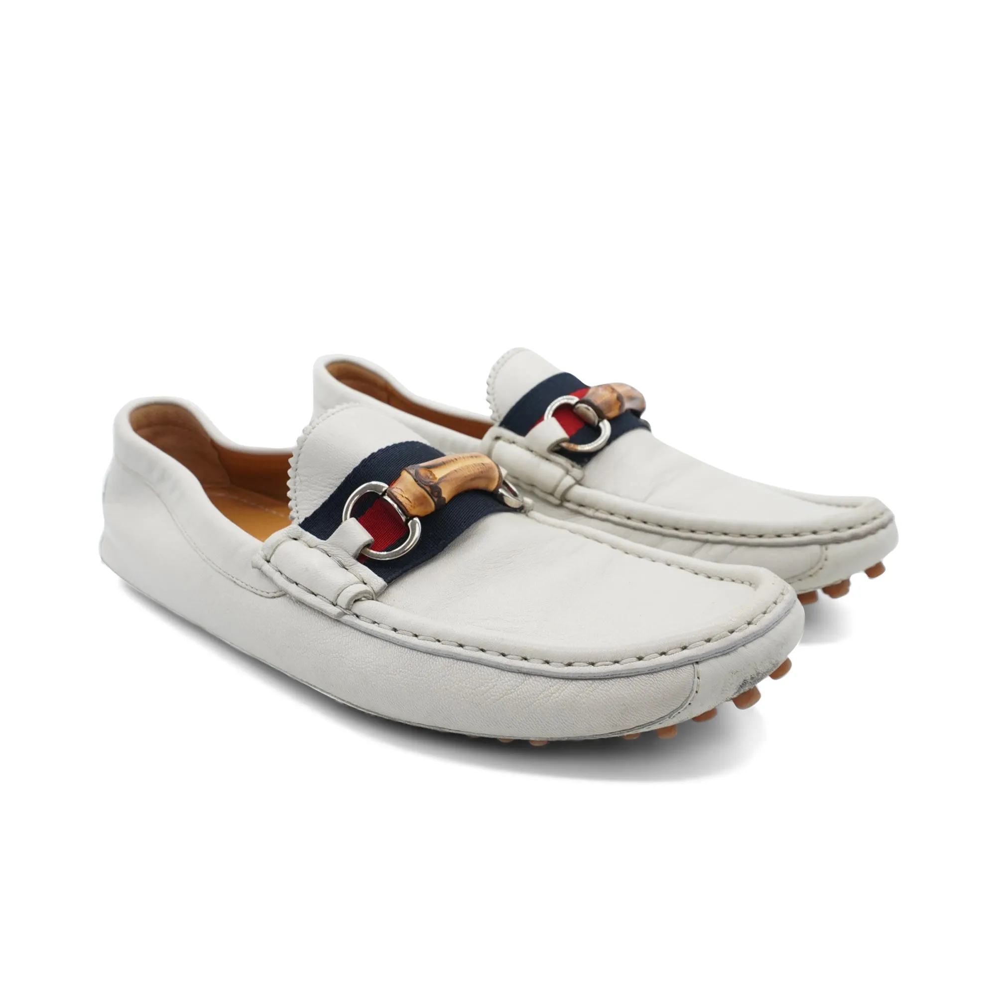 Gucci 'Web' Loafers - Men's 8