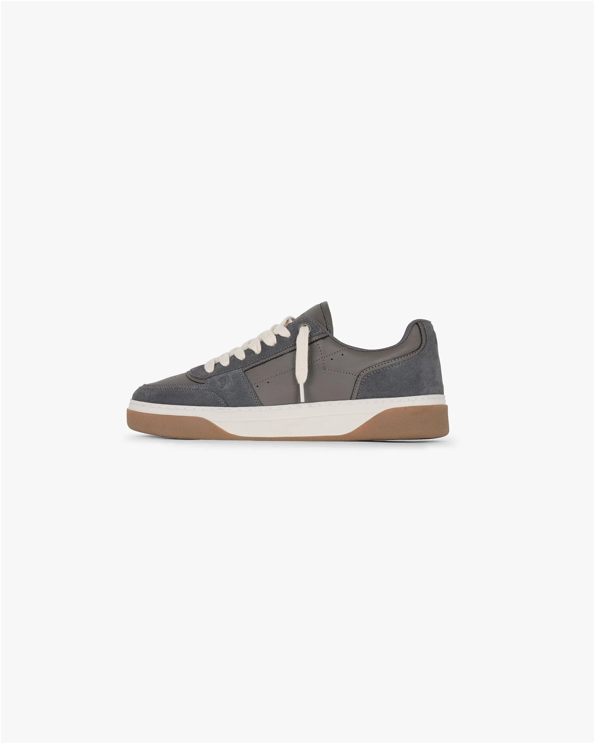 Initial Sneaker - Suede - Dark Taupe
