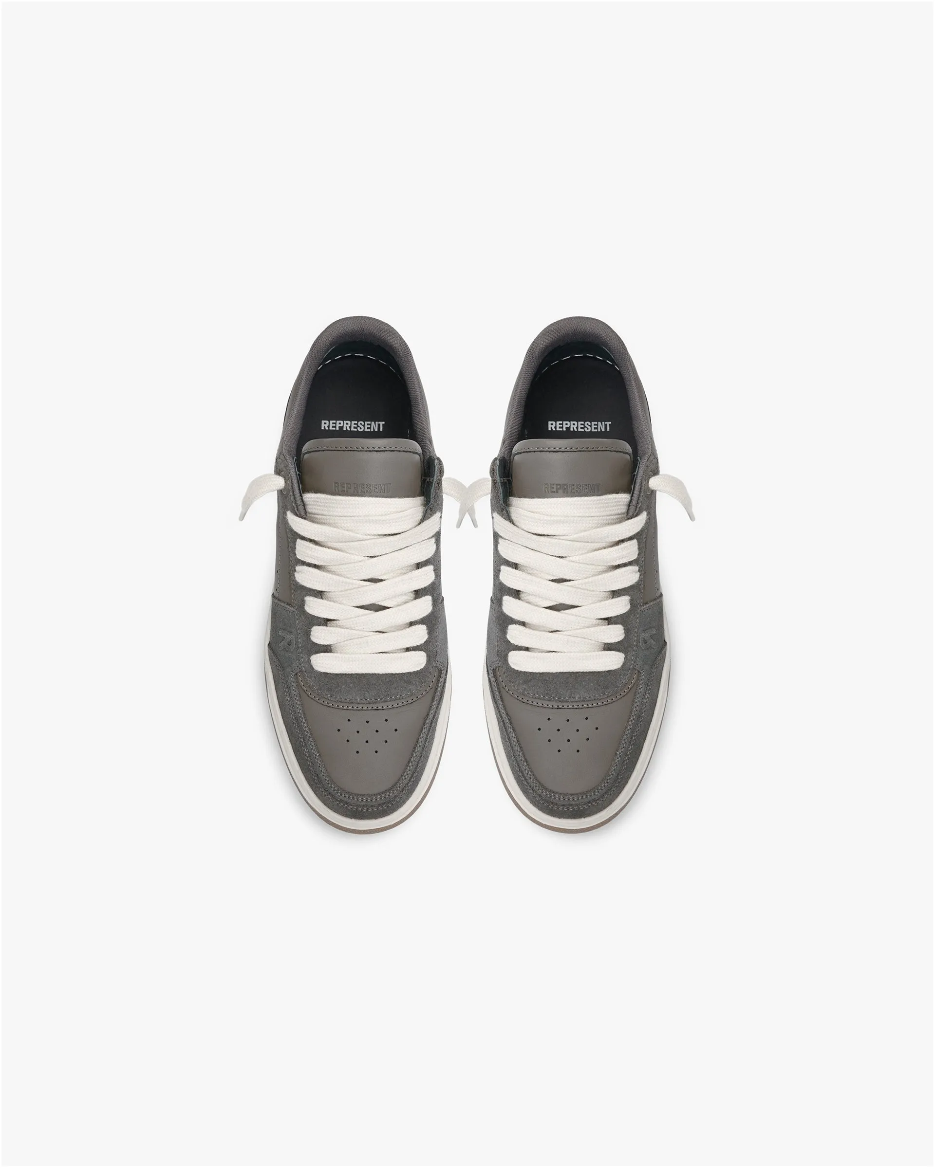 Initial Sneaker - Suede - Dark Taupe