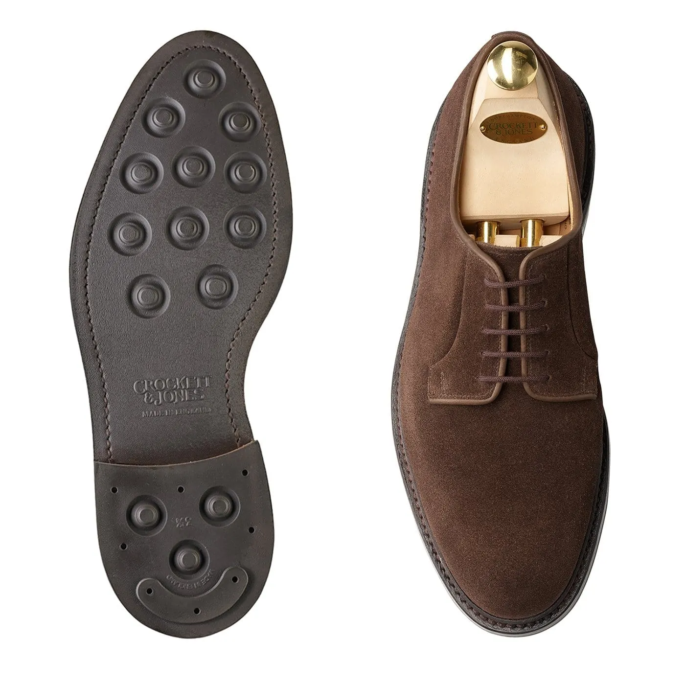 Lanark 3 Dark Brown Suede