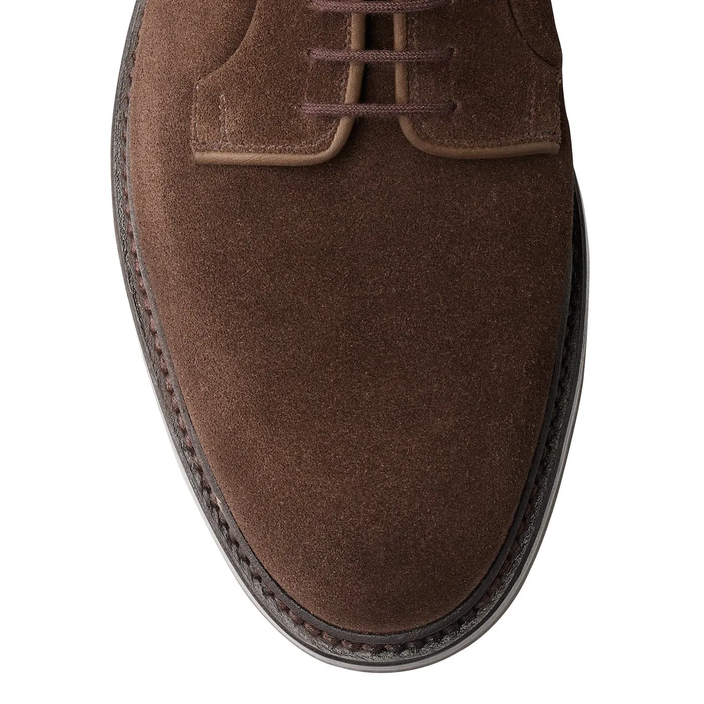 Lanark 3 Dark Brown Suede