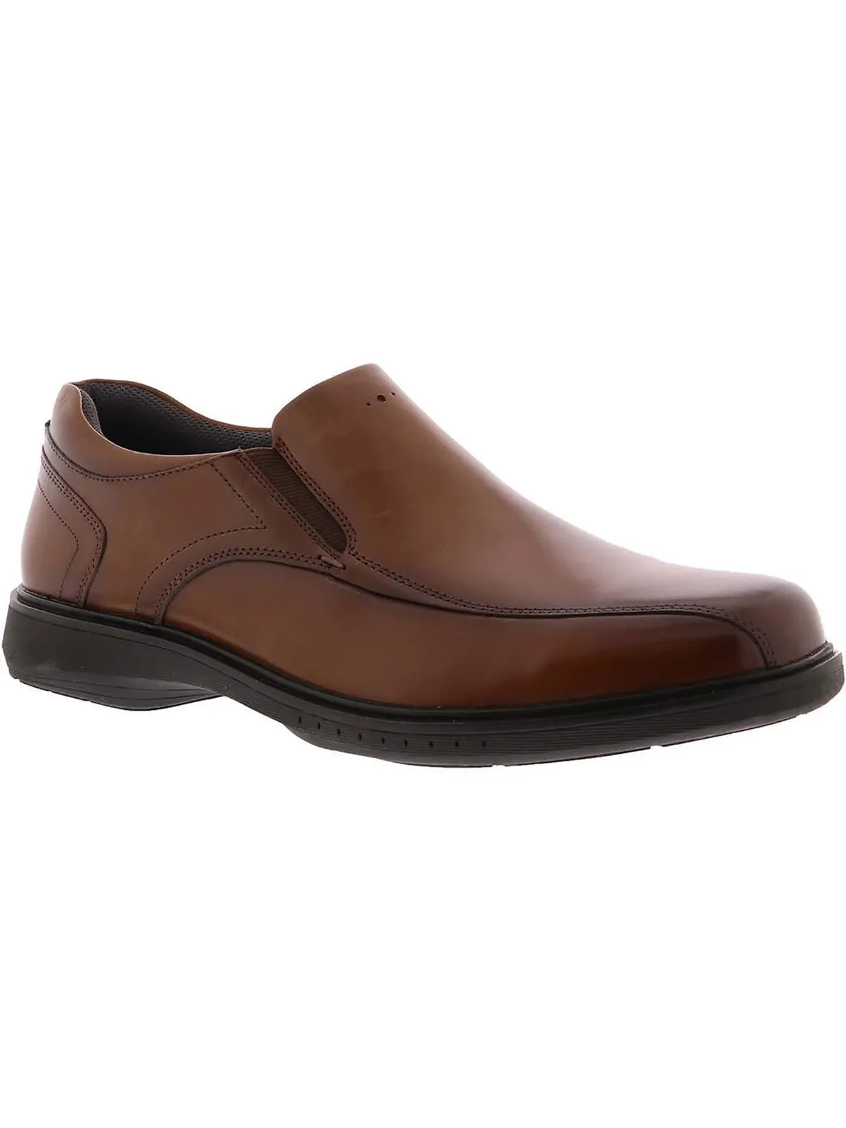 Leather Slip-On Mens Slip On Flat Loafers