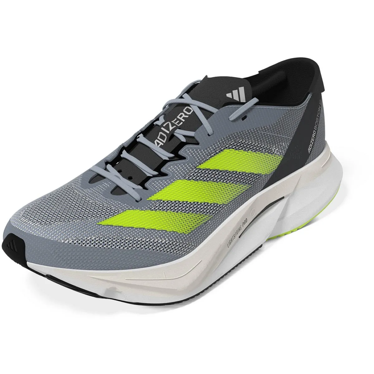 Men??s Adizero Boston 12 (Wonder Blue/Lucid Lemon/Carbon)