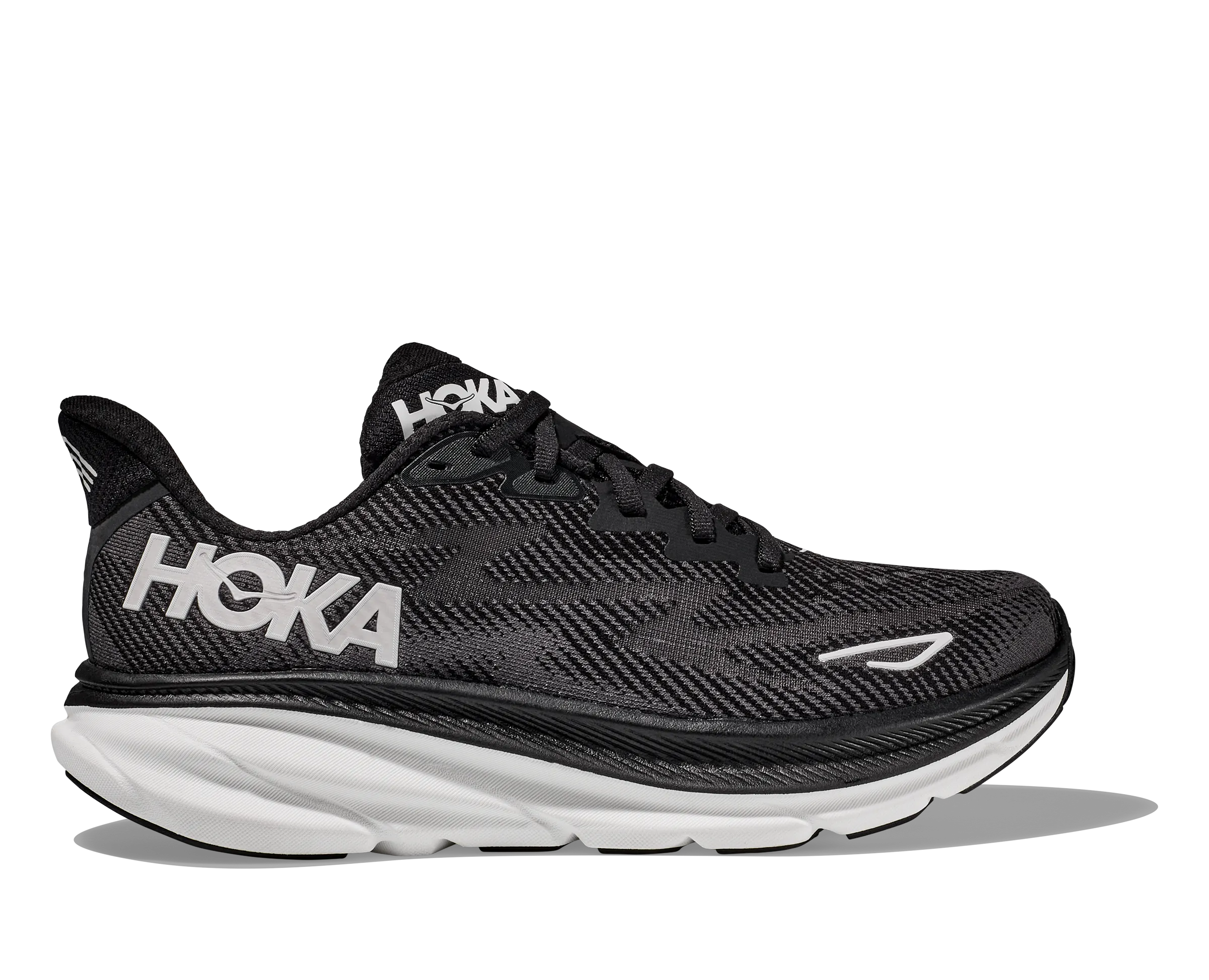 Men's Clifton 9 (BWHT - Black/White)