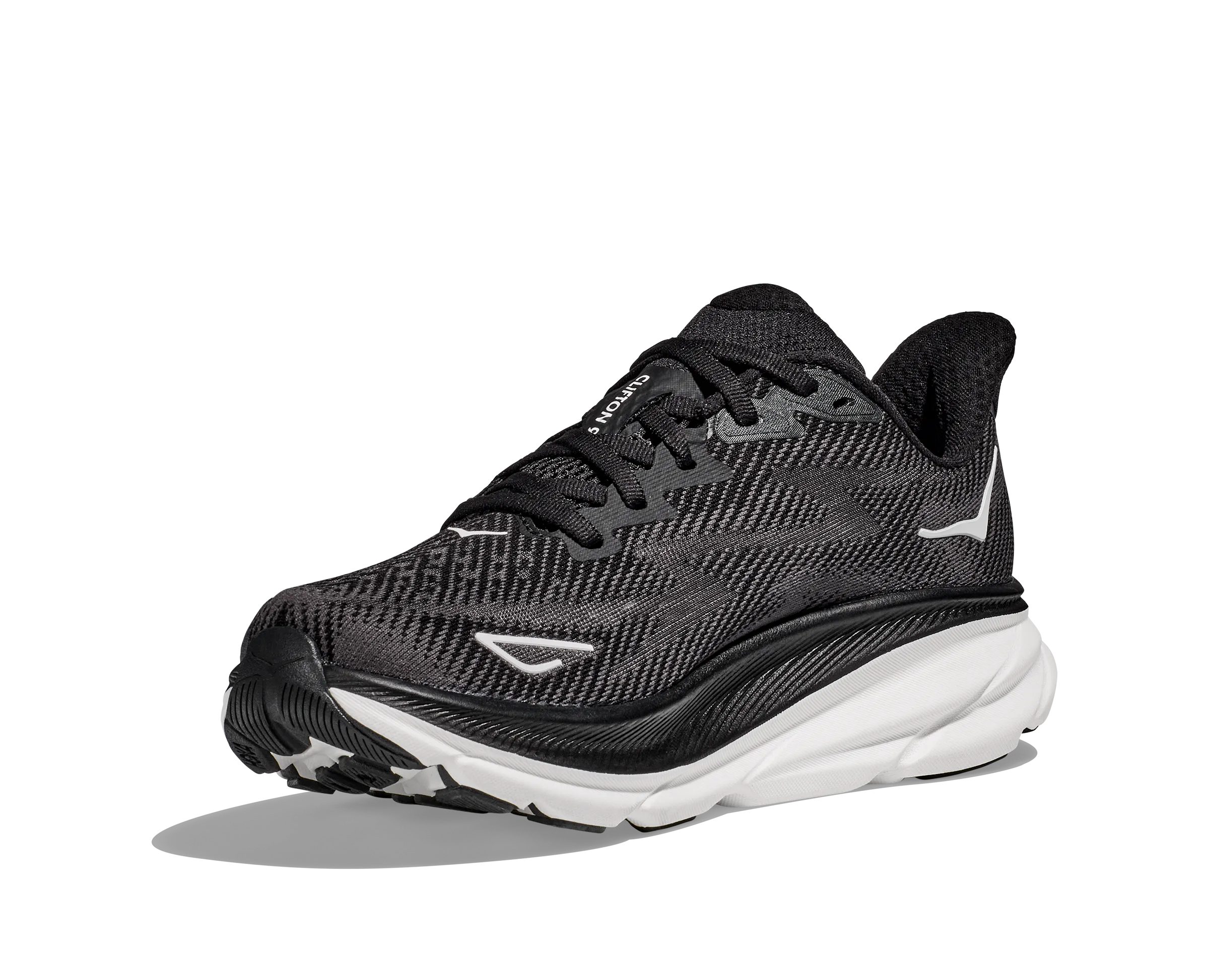Men's Clifton 9 (BWHT - Black/White)