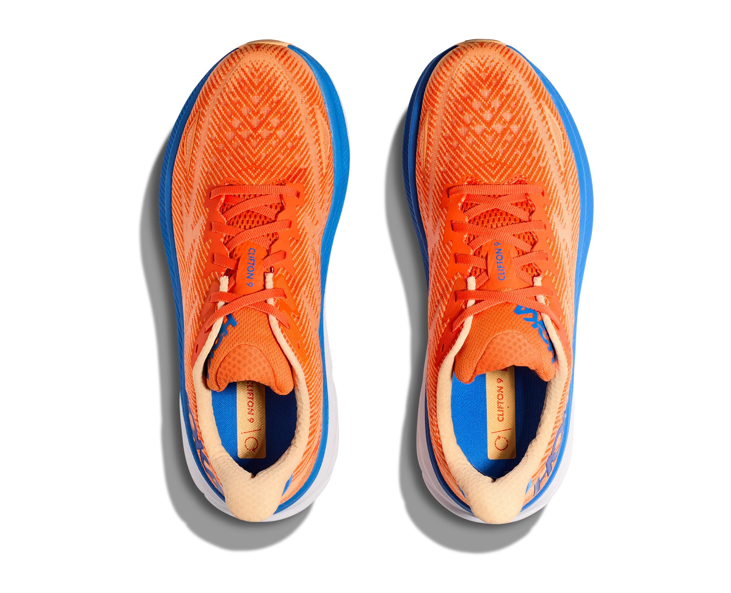 Men's Clifton 9 WIDE (VOIM - Vibrant Orange/Impala)