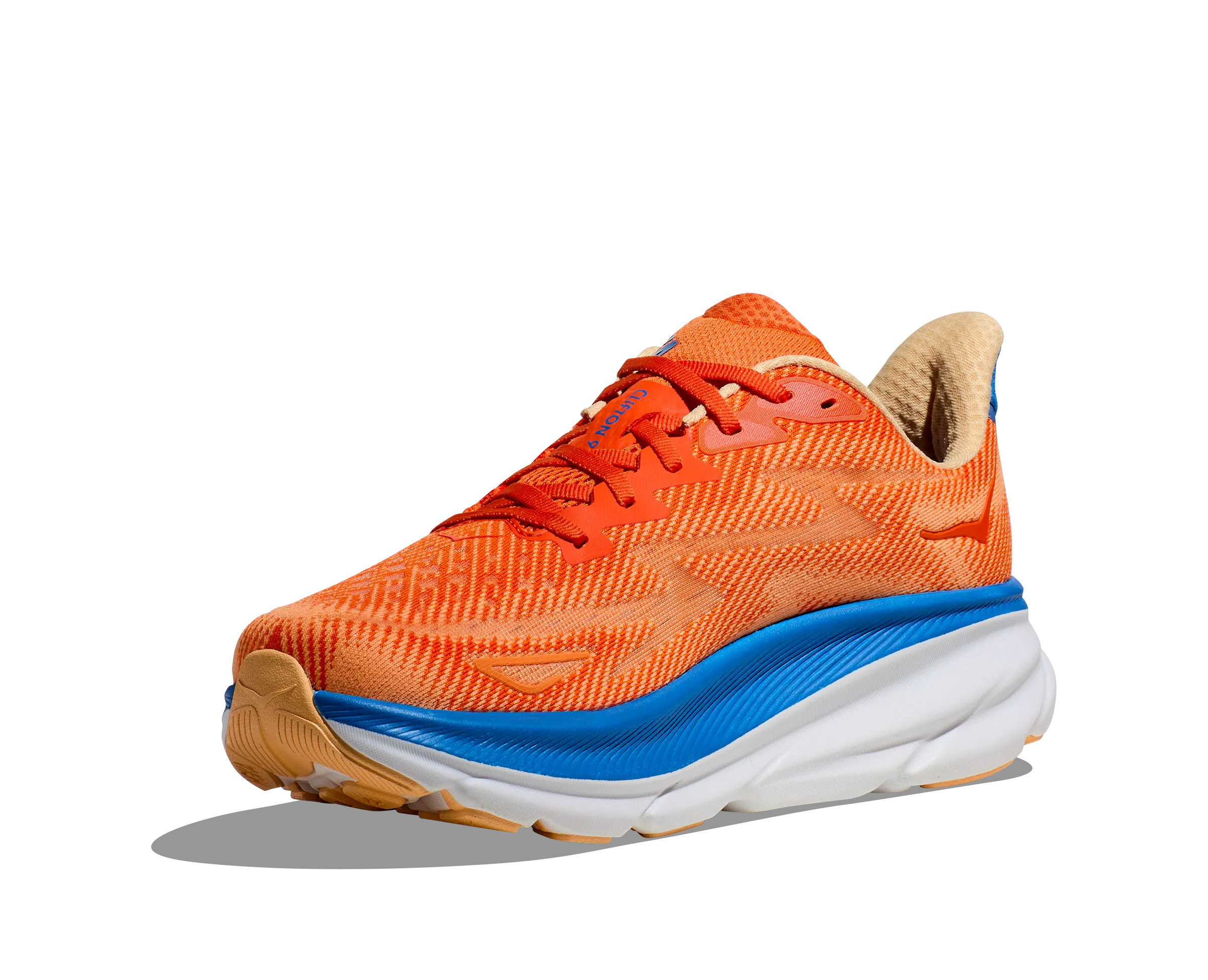 Men's Clifton 9 WIDE (VOIM - Vibrant Orange/Impala)