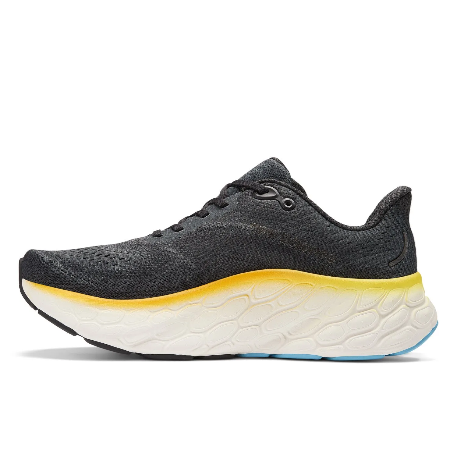 Men??s Fresh Foam More v4 (CD - Black/Coastal Blue/Ginger Lemon)