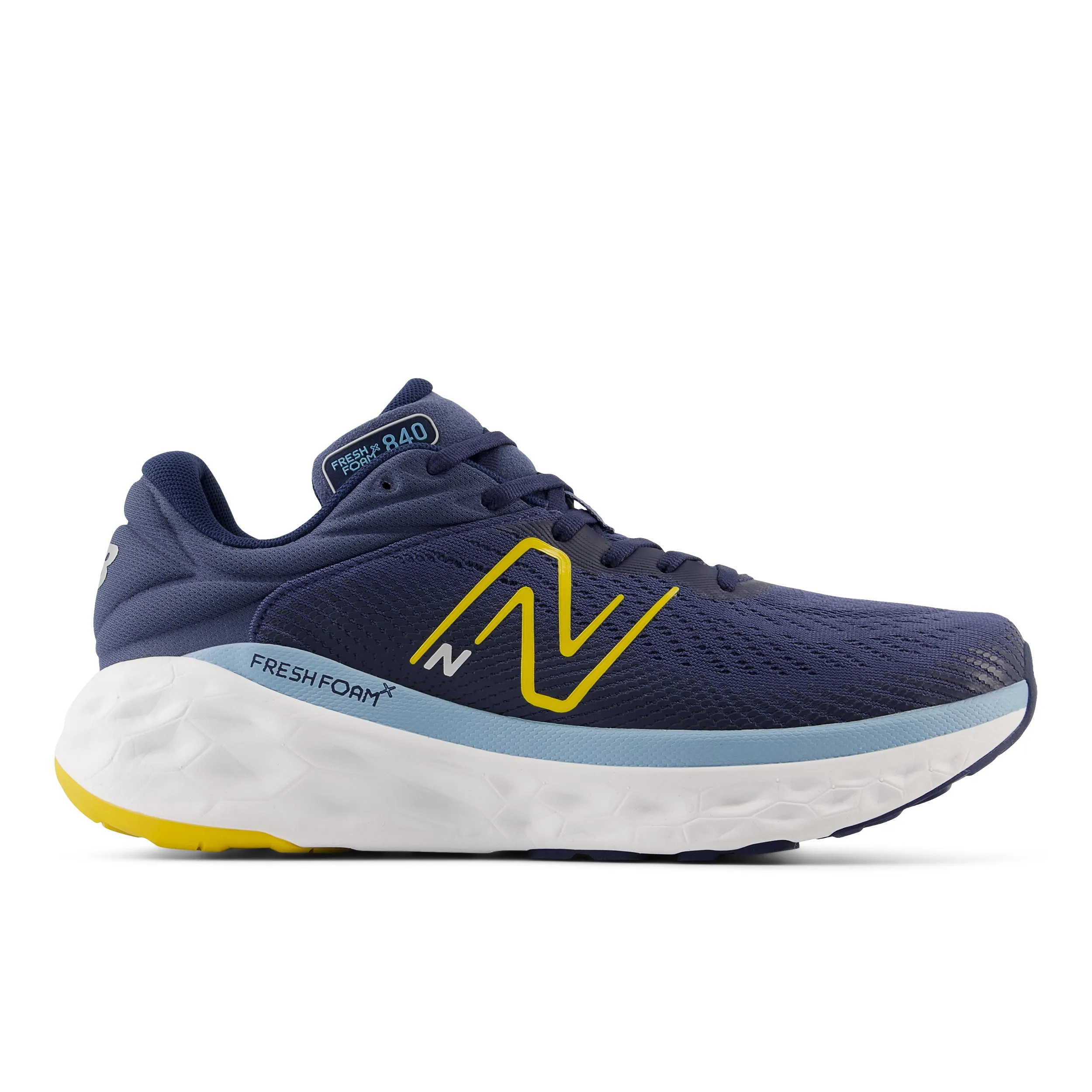Men's Fresh Foam X 840F v1 (CE - Vintage Indigo/Ginger Lemon/Chrome Blue)