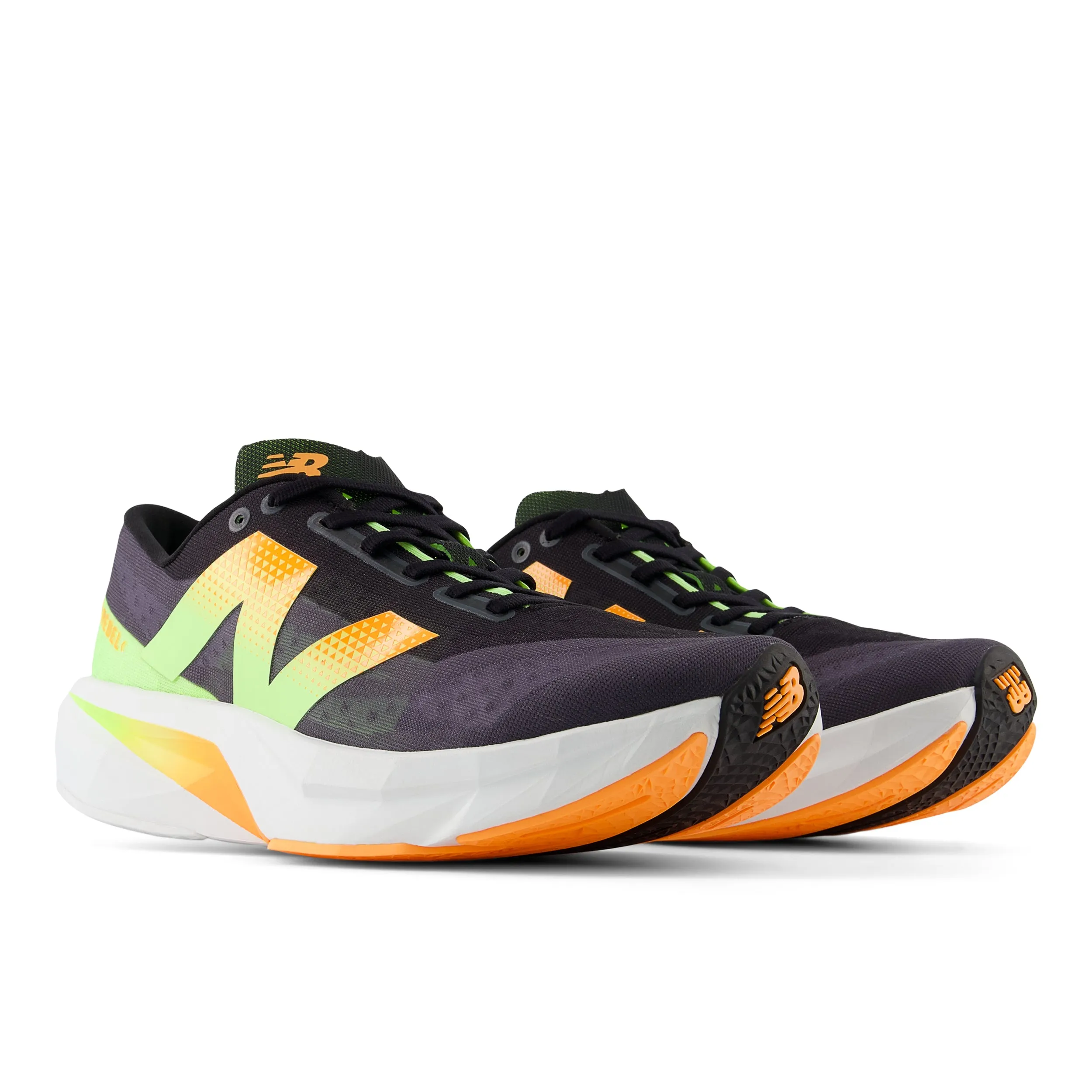 Men??s FuelCell Rebel v4 (CB - Black/Graphite/White Peach/Bleached Lime Glo)