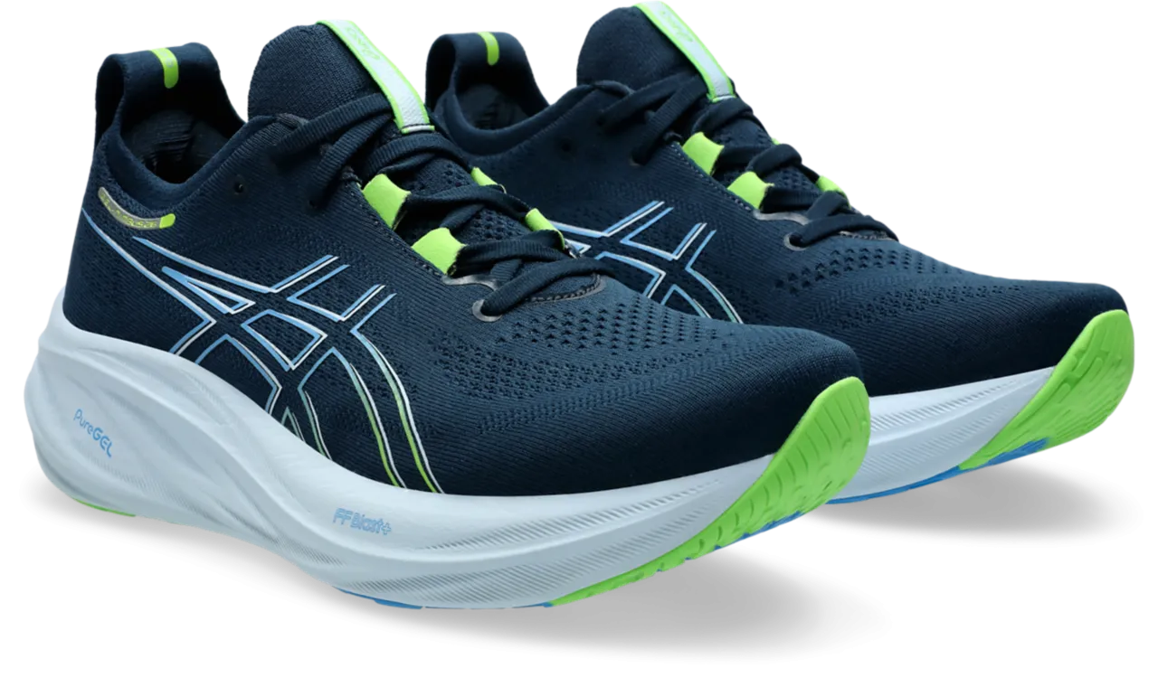 Men??s Gel-Nimbus 26 (400 - French Blue/Electric Lime)