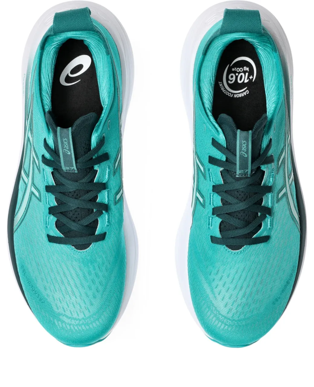 Men's Gel-Nimbus 27 (400 - Wave Teal/Saxon Green)
