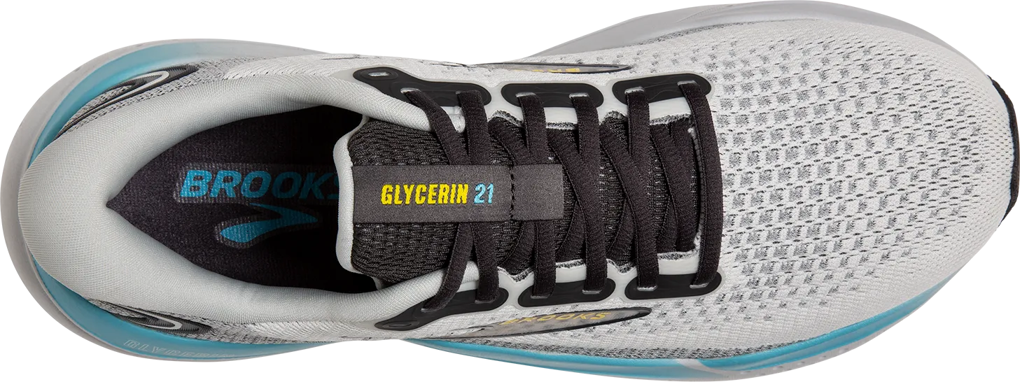 Men??s Glycerin 21 WIDE (184 - Coconut/Forged Iron/Yellow)