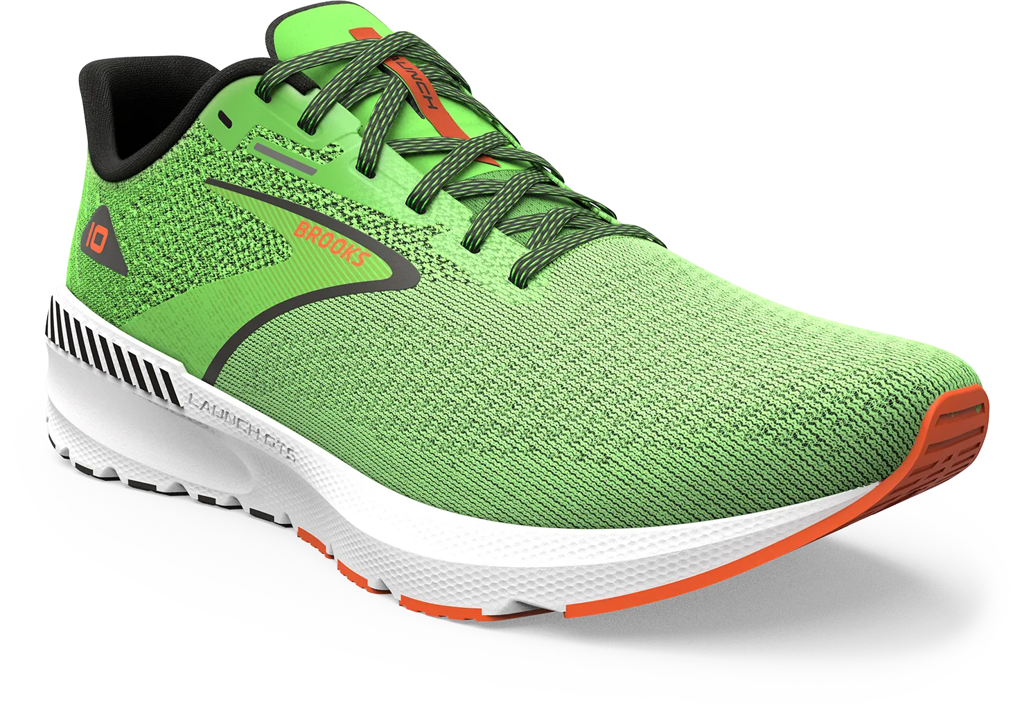 Men's Launch GTS 10 (308 - Green Gecko/Red Orange/White)