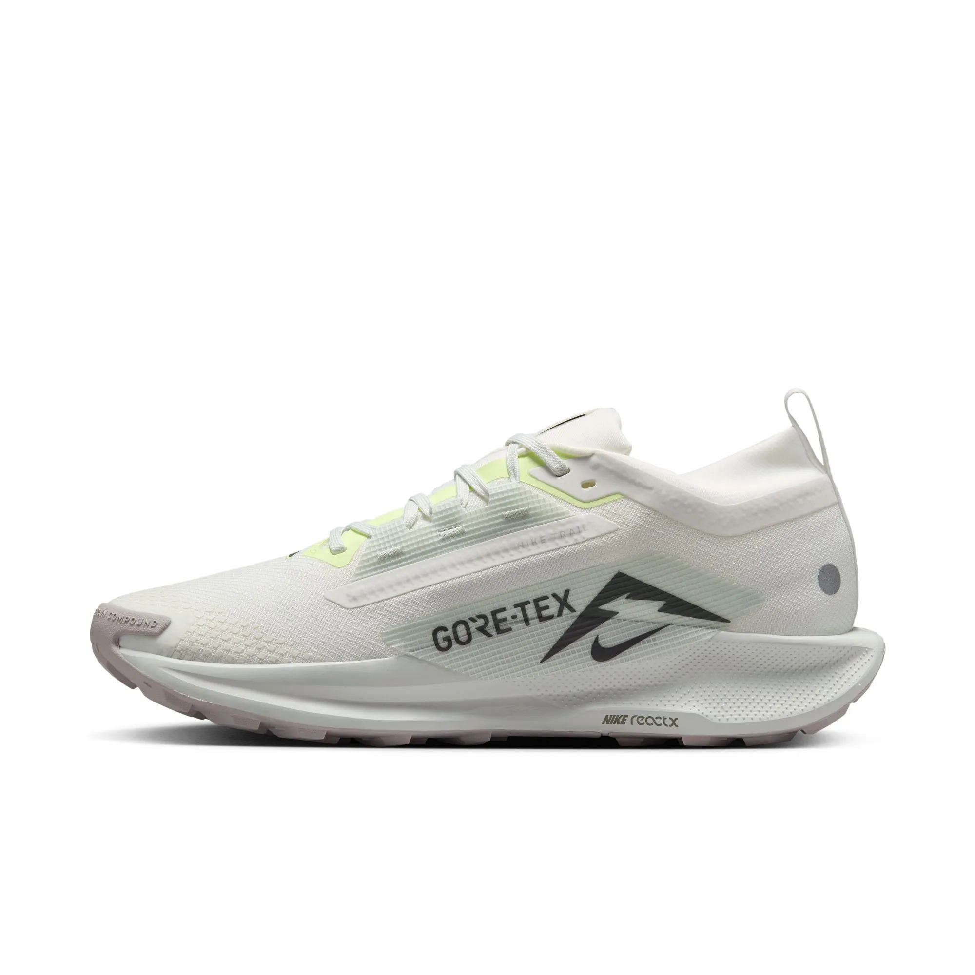 Men??s React Pegasus Trail 5 GORE-TEX (102 - Summit White/Sequoia-Light Silver)