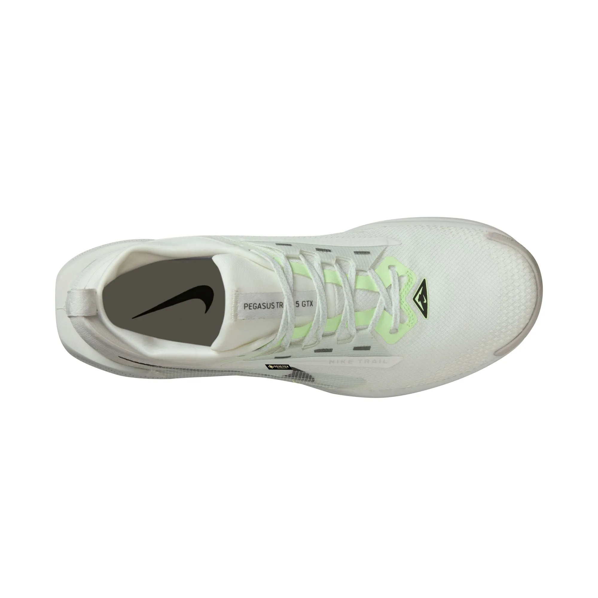 Men??s React Pegasus Trail 5 GORE-TEX (102 - Summit White/Sequoia-Light Silver)