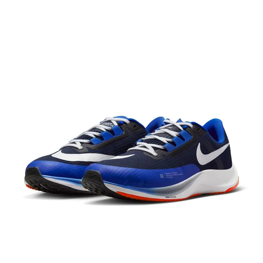 Men??s Rival Fly 3 (451 - Obsidian/Metallic Platinum/Racer Blue/White)