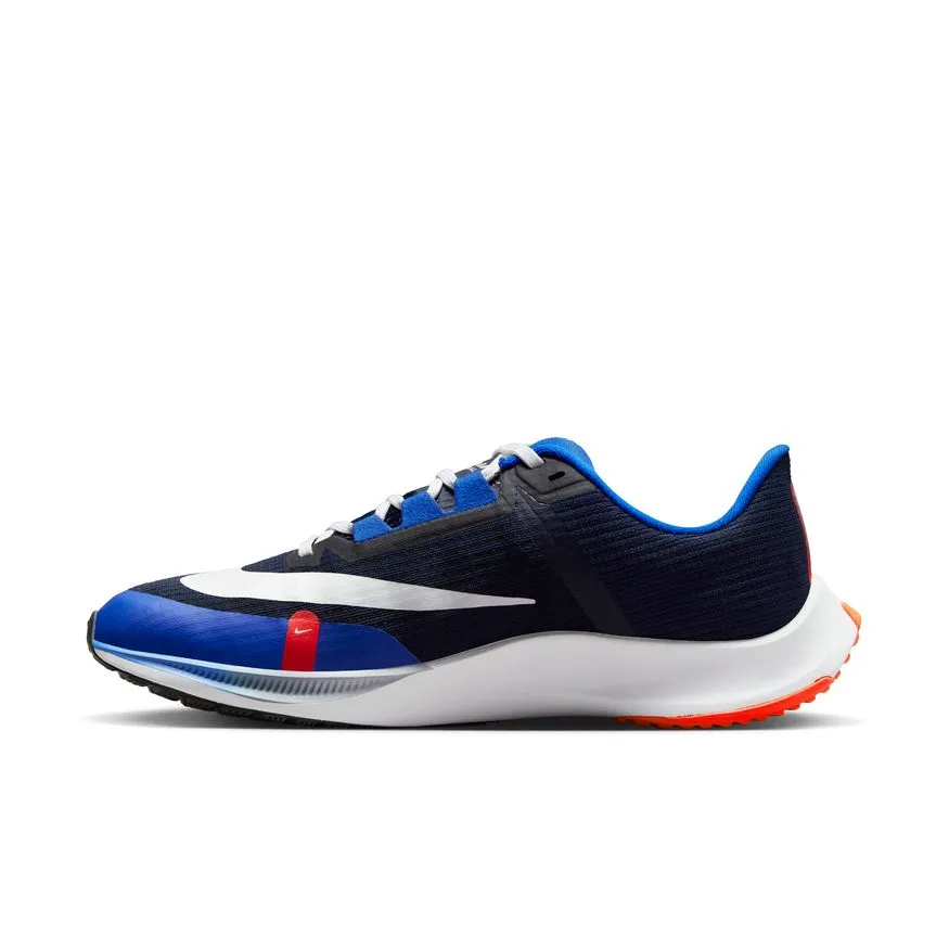 Men??s Rival Fly 3 (451 - Obsidian/Metallic Platinum/Racer Blue/White)