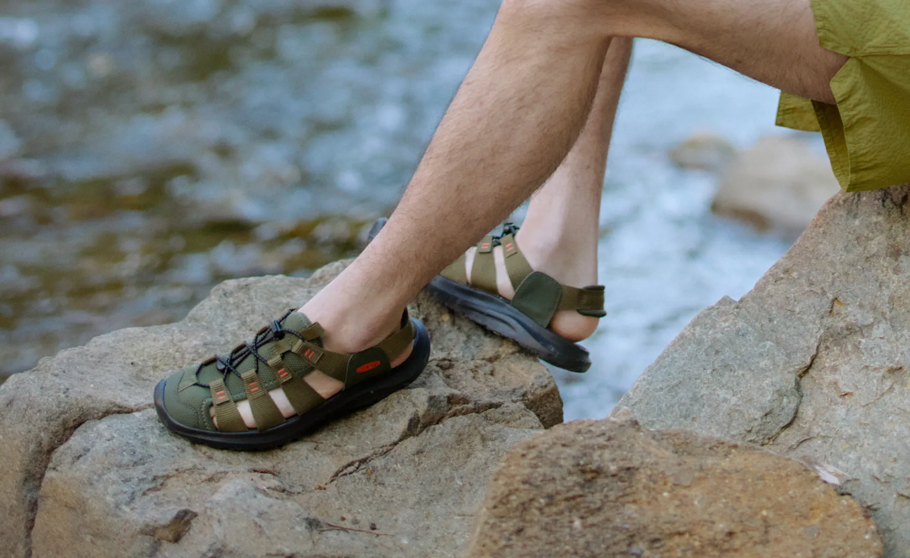 Men's Seanik H2 Sandal  |  Naval Academy/Gold Flame