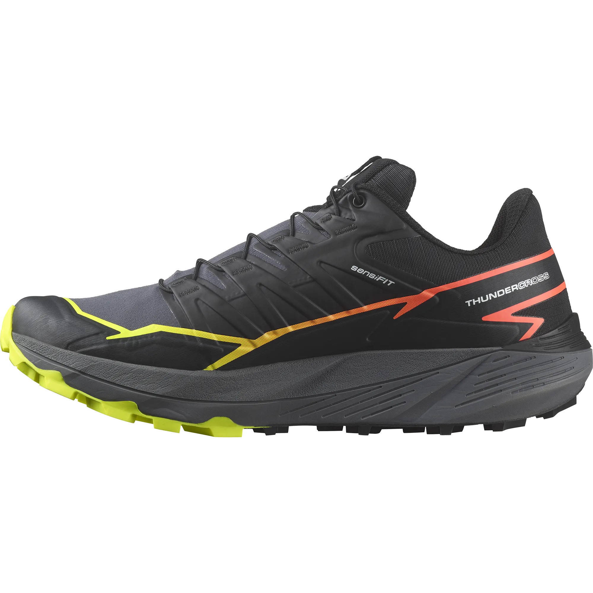 Men??s Thundercross (Black/Quiet Shade/NeonFlame)