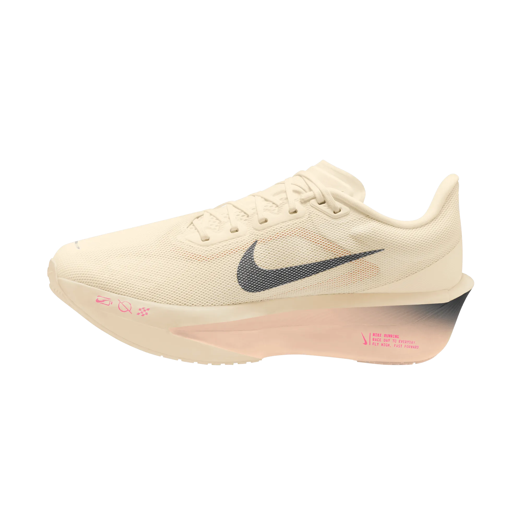 Men??s Zoom Fly 6 (102 - Pale Ivory/Black-Crimson Tint)