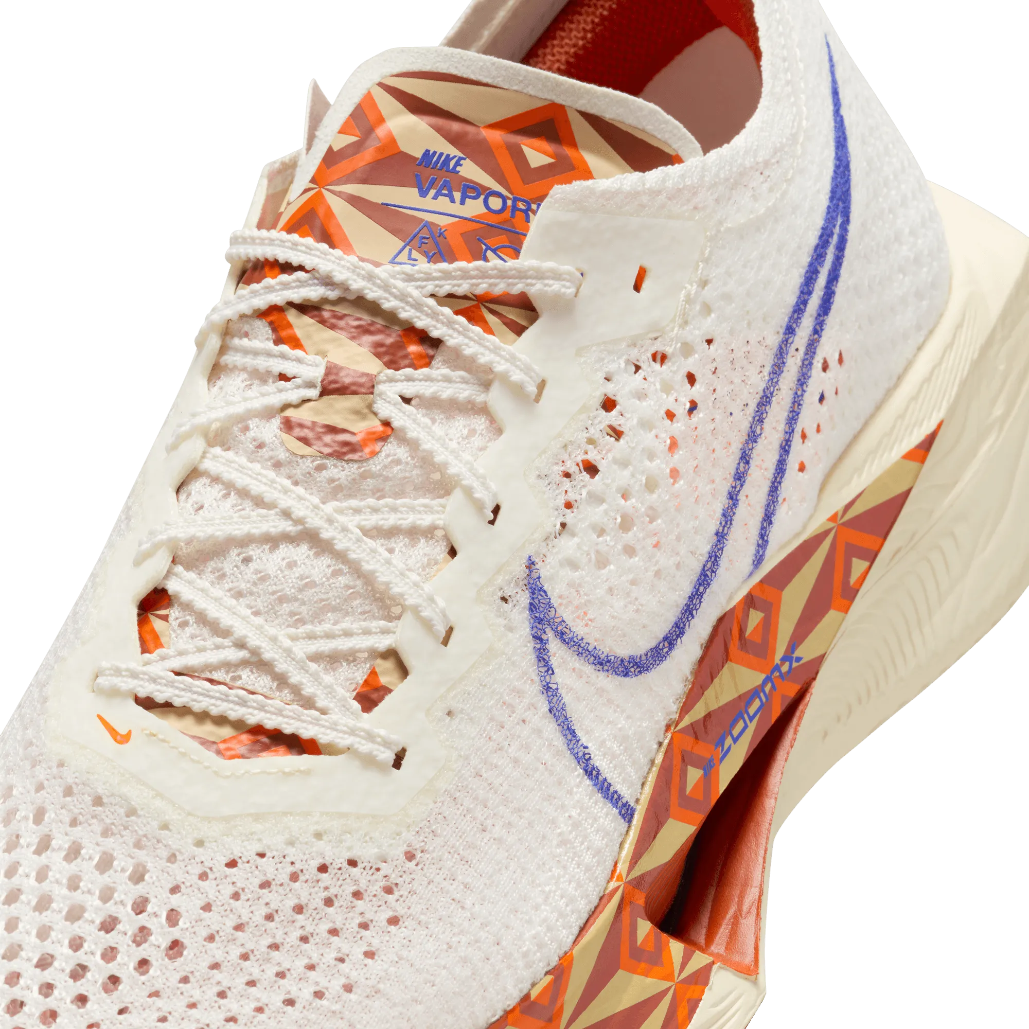 Men??s ZoomX Vaporfly 3 Premium (100 - Sail/Hyper Royal-Safety Orange)