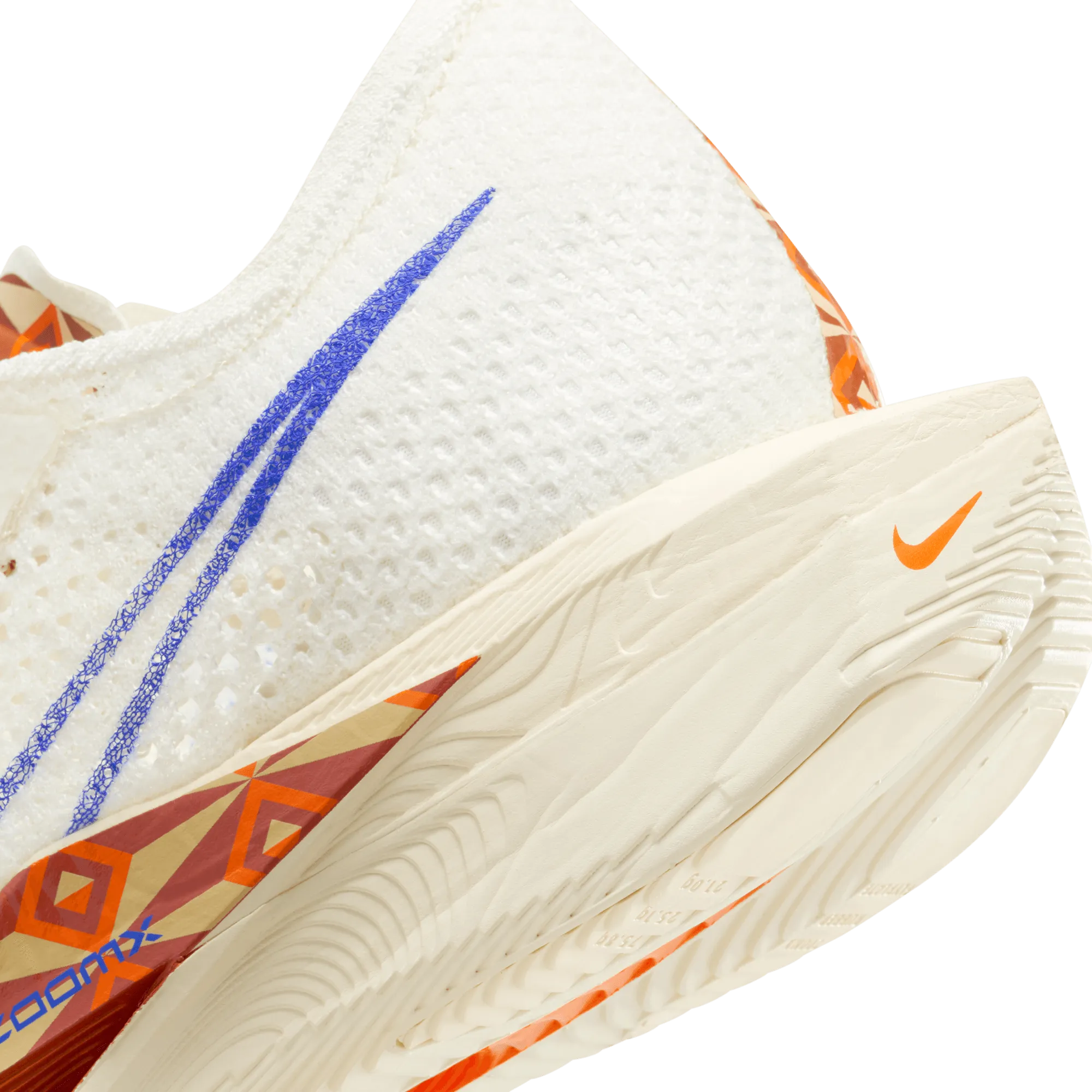 Men??s ZoomX Vaporfly 3 Premium (100 - Sail/Hyper Royal-Safety Orange)