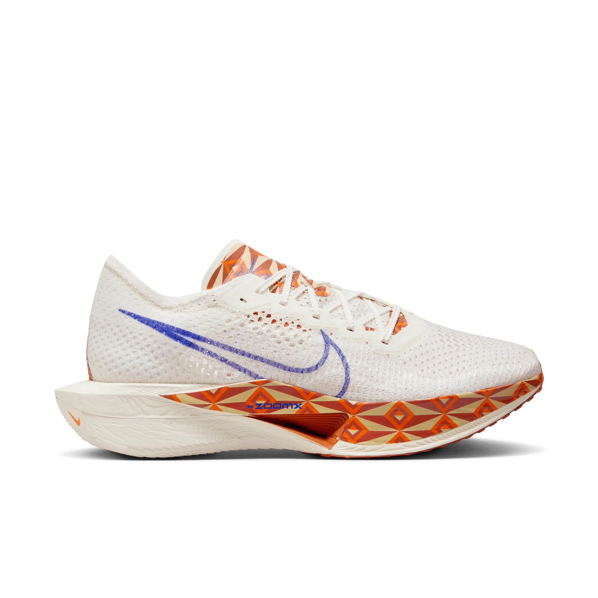 Men??s ZoomX Vaporfly 3 Premium (100 - Sail/Hyper Royal-Safety Orange)