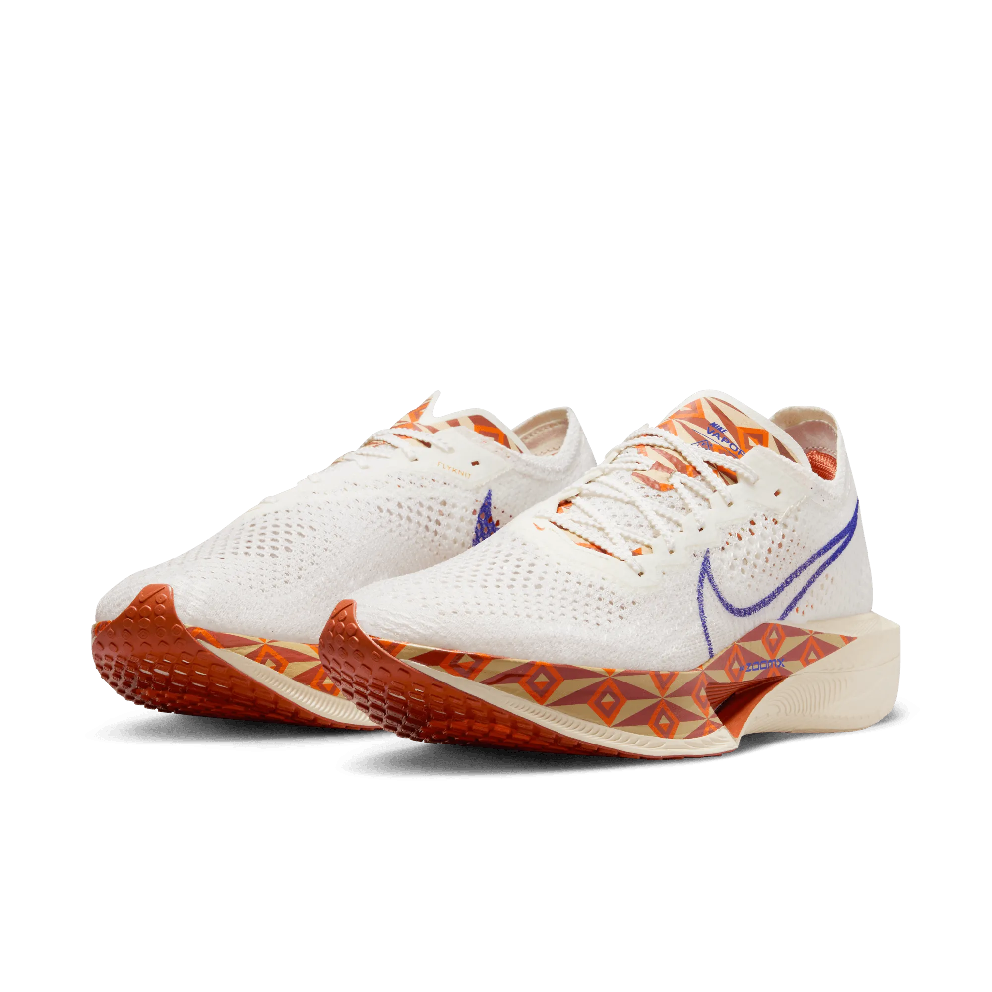 Men??s ZoomX Vaporfly 3 Premium (100 - Sail/Hyper Royal-Safety Orange)