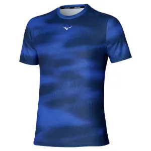 Mizuno Men's Core Graphic Tee in Reflex Blue SS25