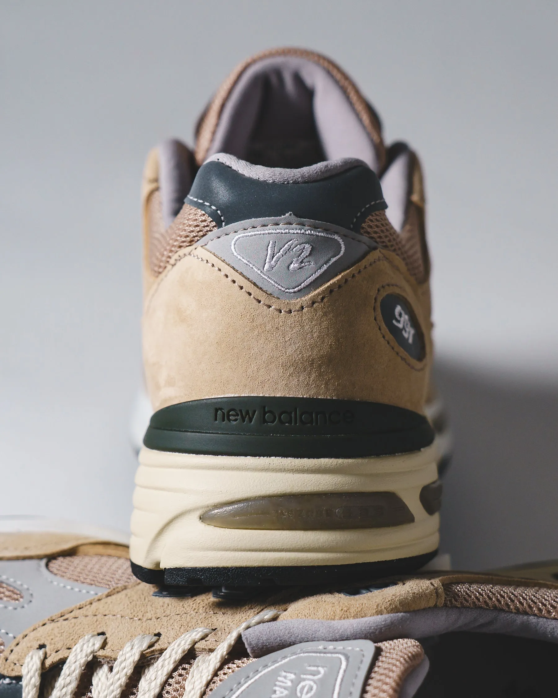 New Balance Unisex Made in UK 991v2 Cuban Sand U991BE2