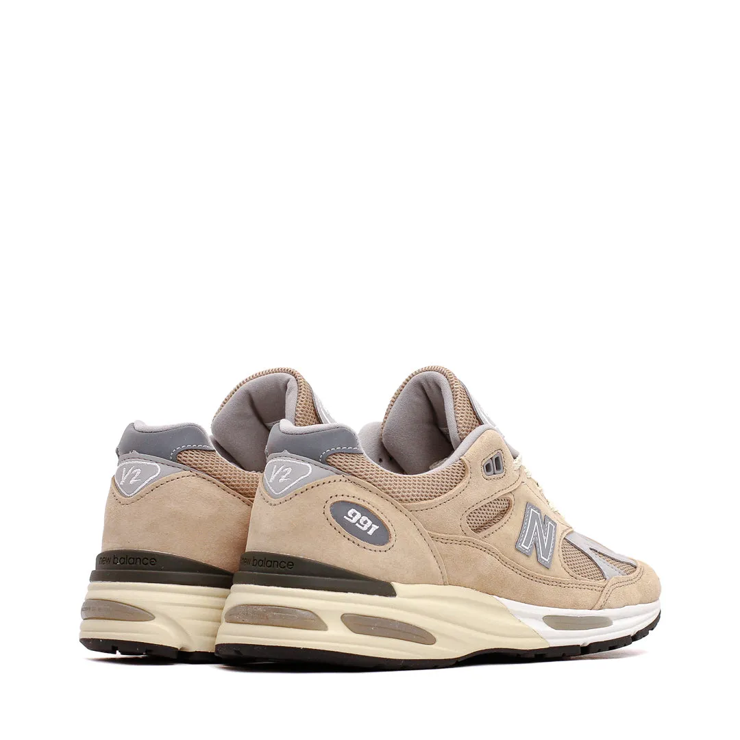 New Balance Unisex Made in UK 991v2 Cuban Sand U991BE2