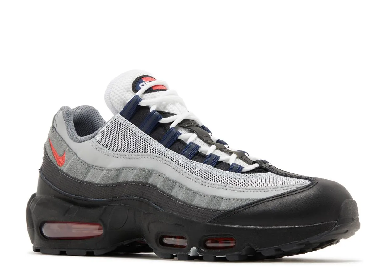 Nike Air Max 95 Track Red Smoke Grey