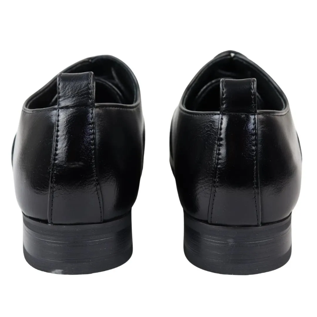 Patent Lace Up Derby Oxford Shoes