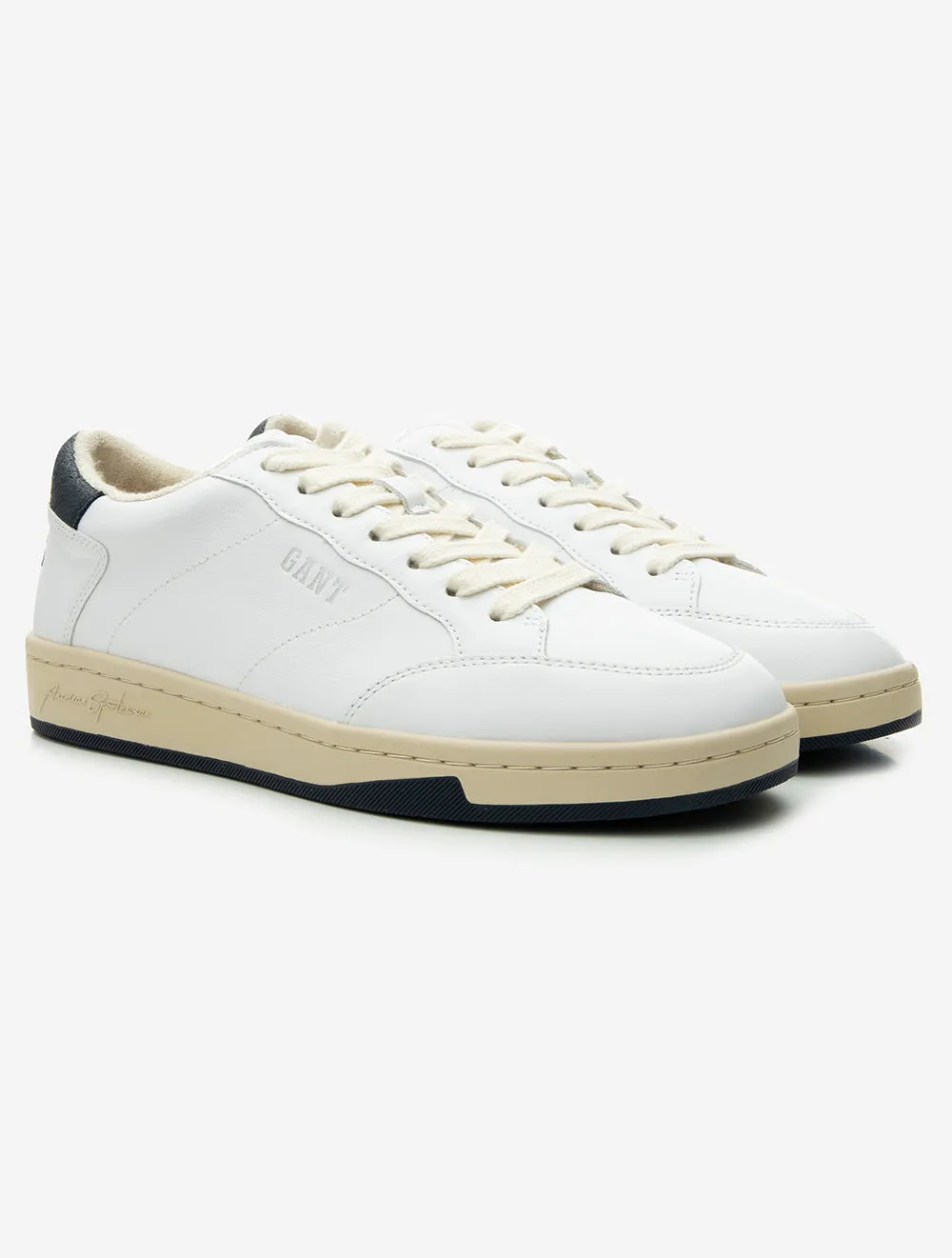 Prepus Leather Sneaker White Marine
