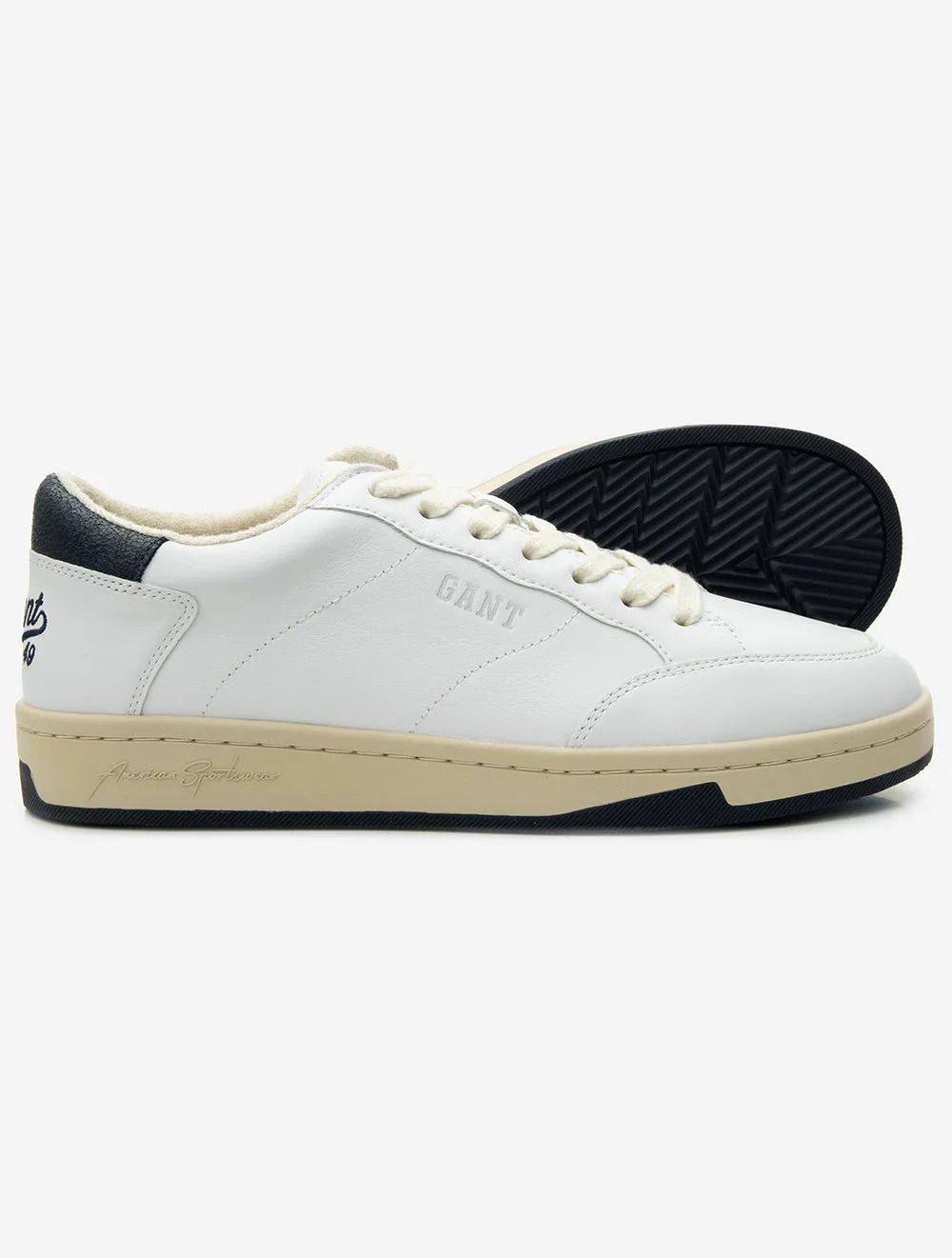 Prepus Leather Sneaker White Marine
