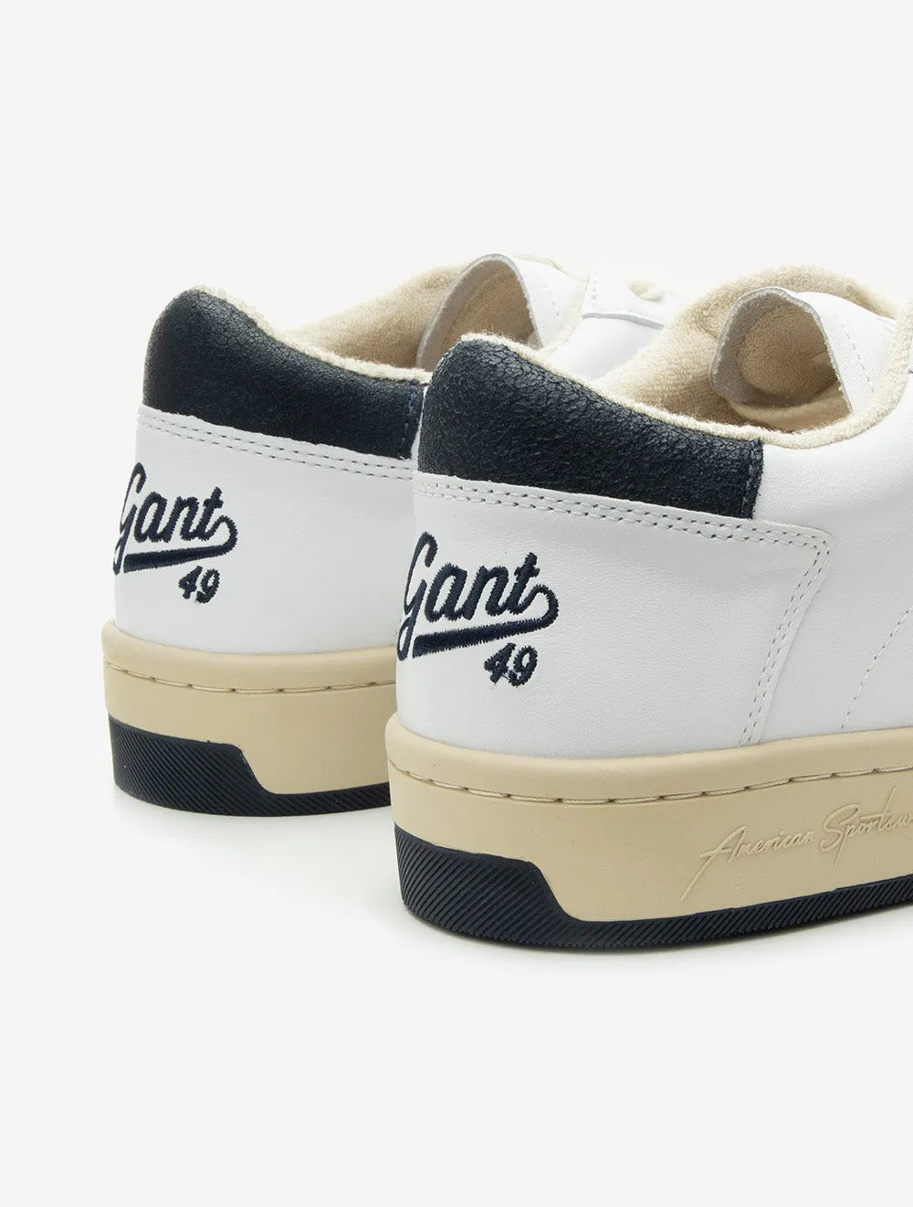 Prepus Leather Sneaker White Marine