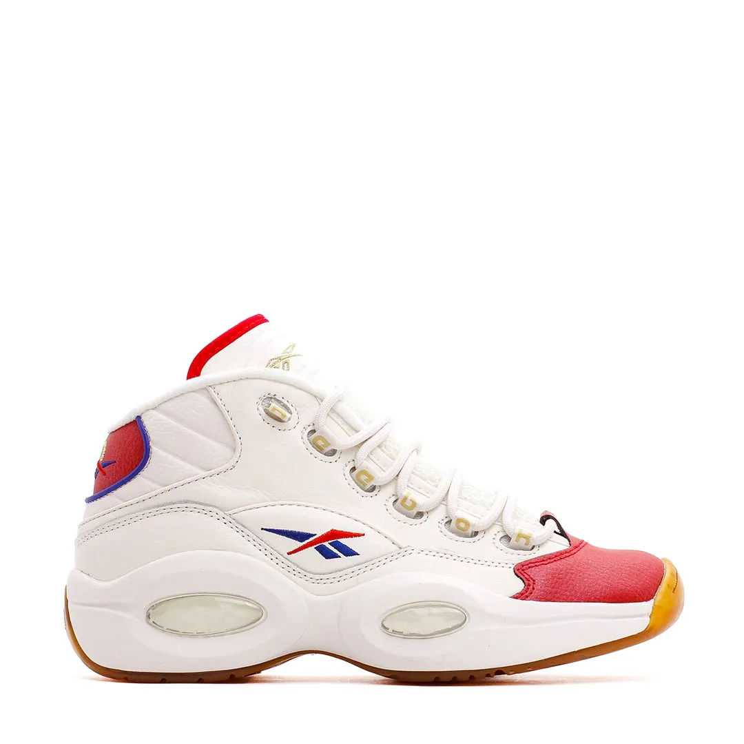 Reebok Classics Basketball Men Question Mid Allen Iverson White Red Blue GZ7099