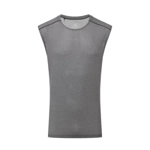 Ronhill Men's Tech Golden Hour Tank in Black Matrix SS25