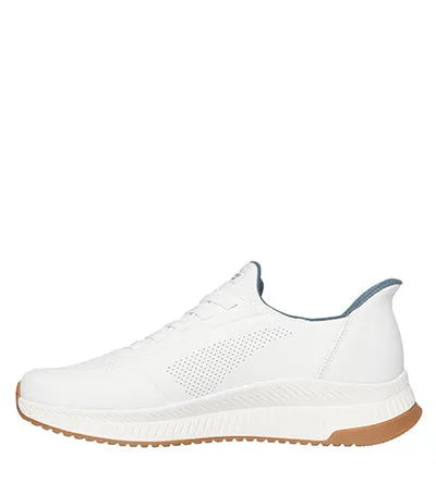 SKECHERS SLIP IN BOBS WHITE