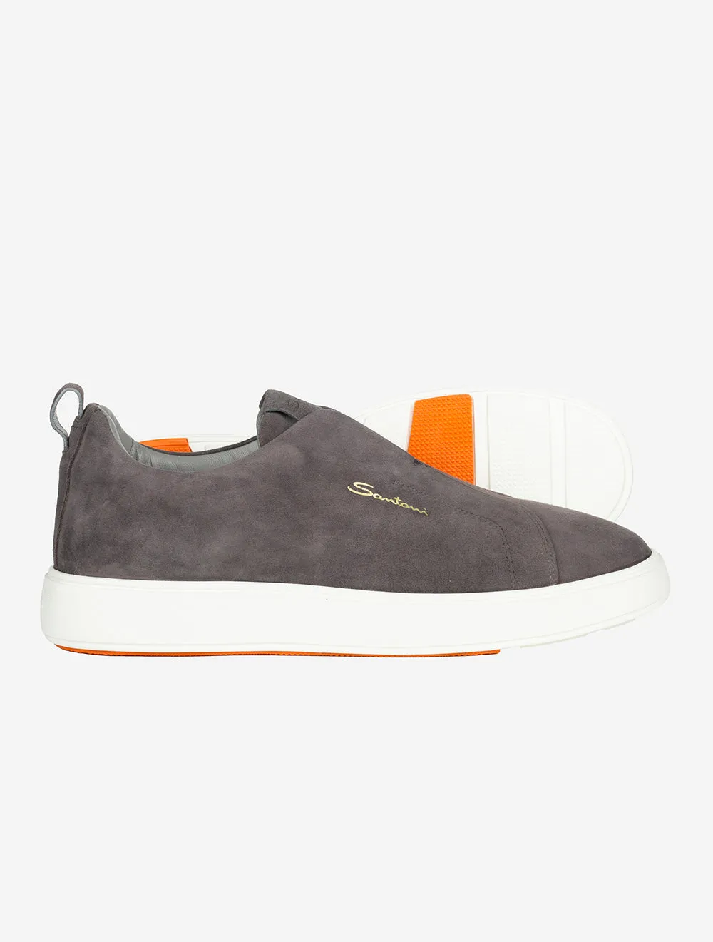Slip On Suede Sneaker Dark Grey