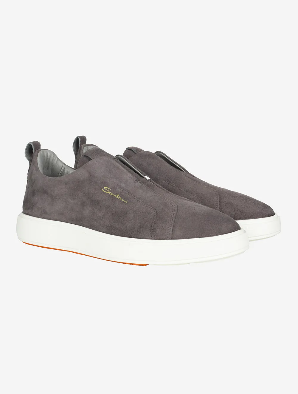 Slip On Suede Sneaker Dark Grey