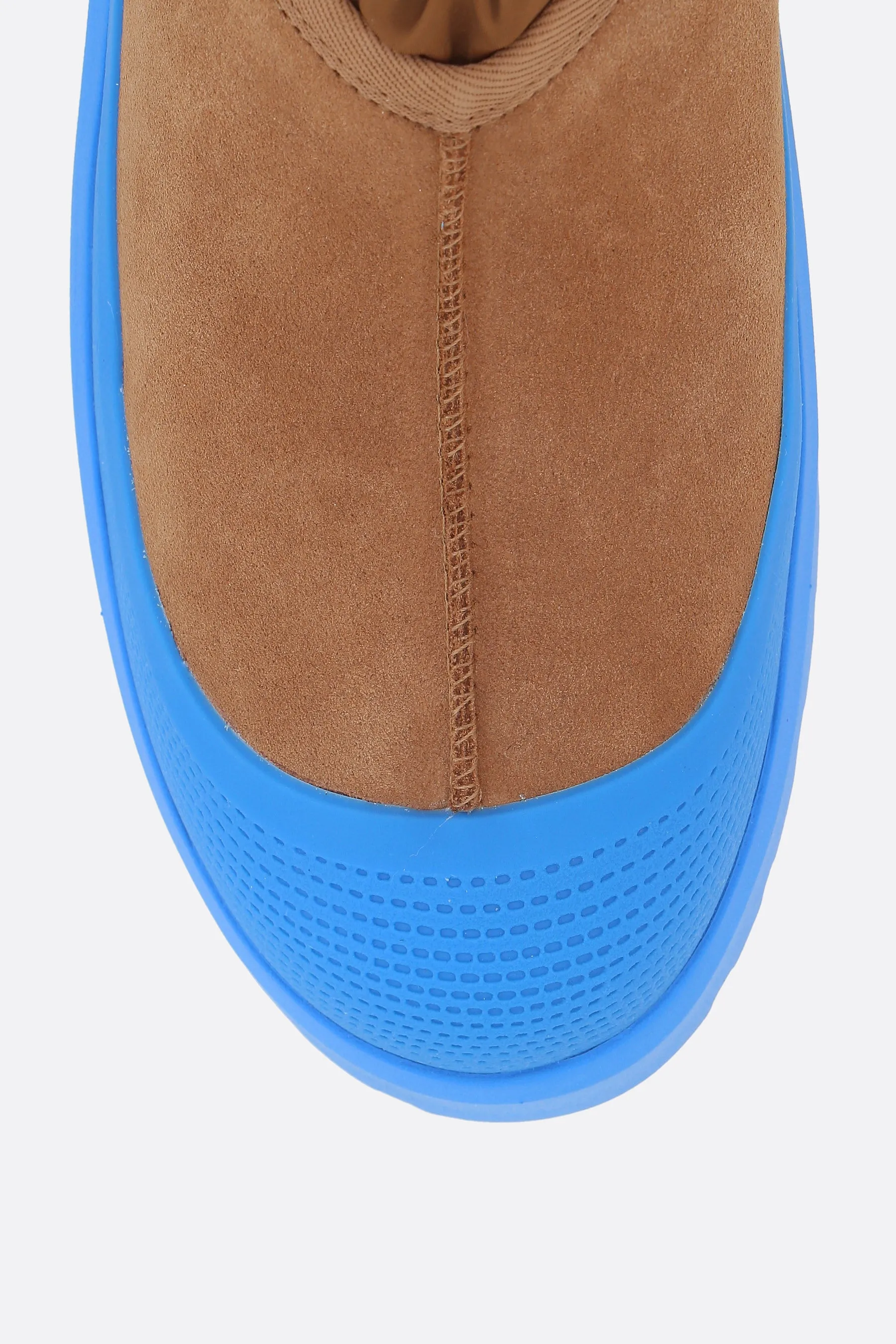Tasman Weather Hybrid suede and rubber slippers